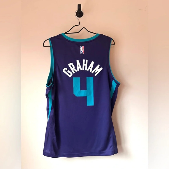 Fanatics Charlotte Hornets Devonte Graham Jersey - Statement Edition - Size M - Picture 3 of 11
